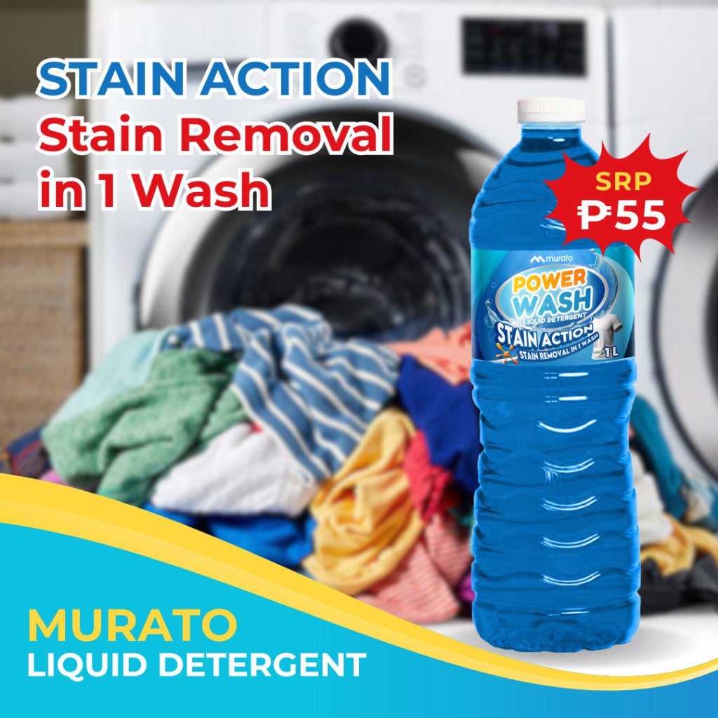Murato Premium Liquid Detergent 1000ml | Ariel Breeze Tide