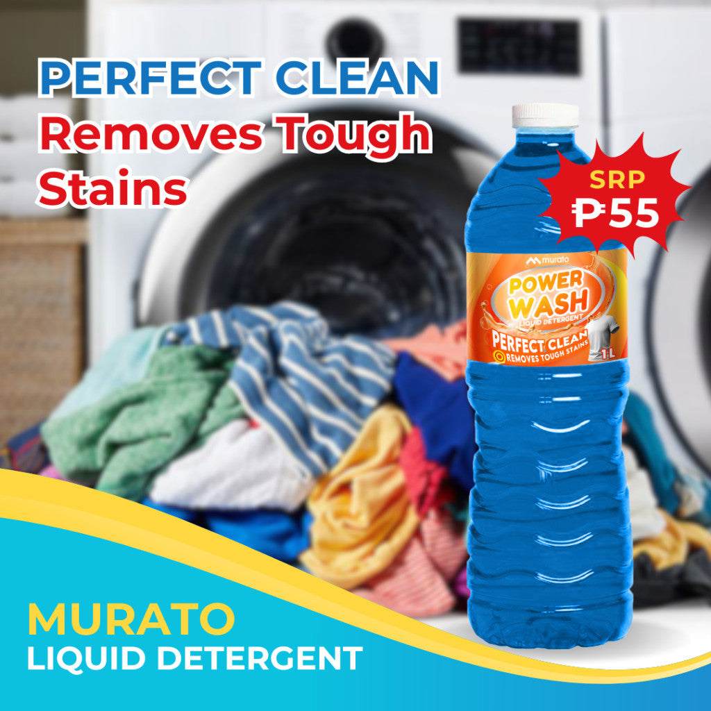 Murato Premium Liquid Detergent 1000ml | Ariel Breeze Tide