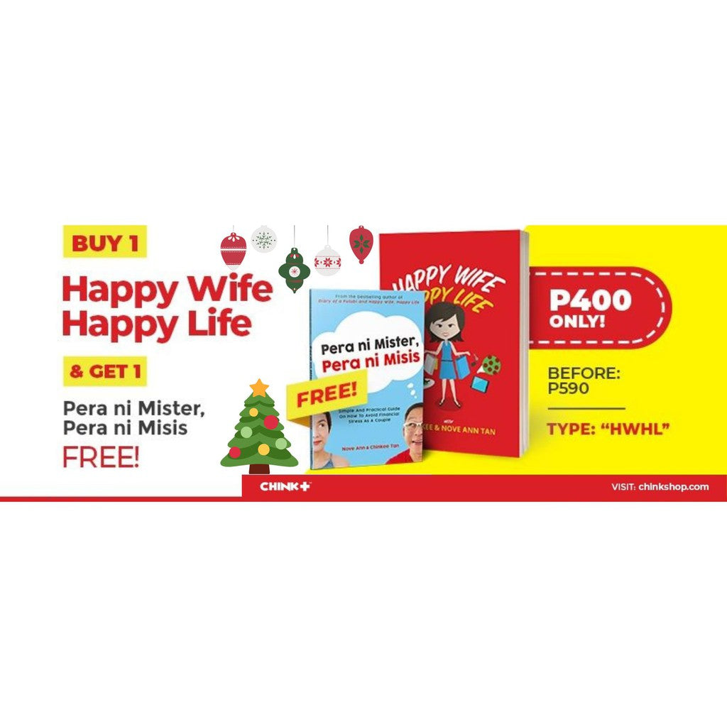Happy Wife Happy Life with FREE Pera ni Mister Pera ni Misis by Chinkee Tan (Sale)